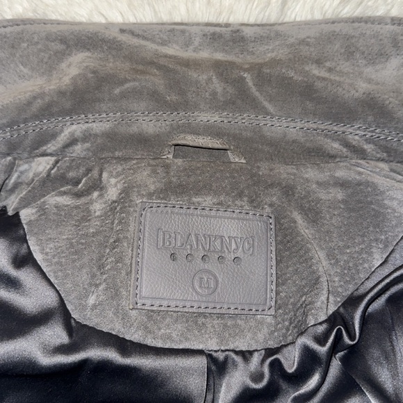 BLANK NYC grey suede moto jacket - Picture 5 of 5